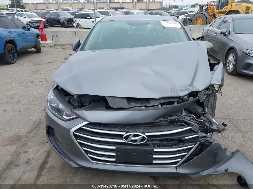 2018 HYUNDAI ELANTRA SEL/VALUE/LIMITED - 5NPD84LF9JH397309