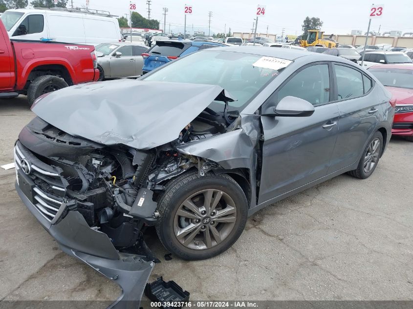 2018 HYUNDAI ELANTRA SEL/VALUE/LIMITED - 5NPD84LF9JH397309