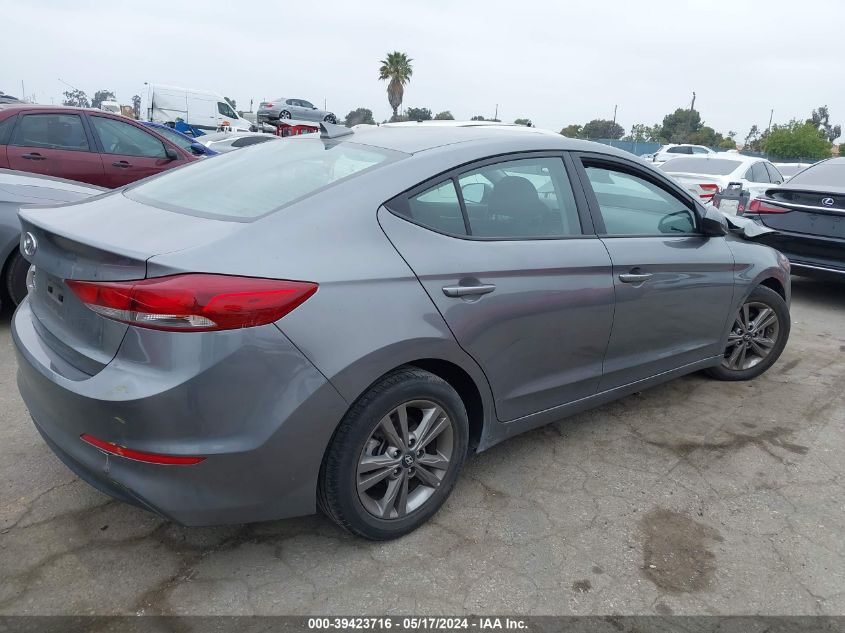 2018 HYUNDAI ELANTRA SEL/VALUE/LIMITED - 5NPD84LF9JH397309