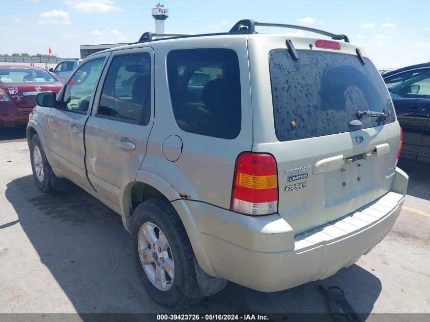 2005 Ford Escape Limited VIN: 1FMYU94155KA46901 Lot: 39423726