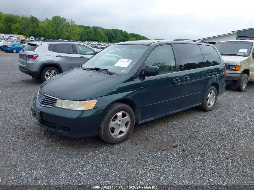 2000 Honda Odyssey Ex VIN: 2HKRL1870YH561240 Lot: 39423731