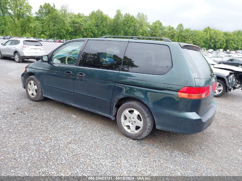 2000 Honda Odyssey Ex VIN: 2HKRL1870YH561240 Lot: 39423731