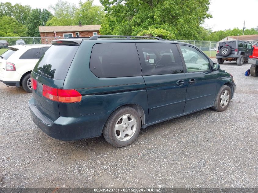 2000 Honda Odyssey Ex VIN: 2HKRL1870YH561240 Lot: 39423731