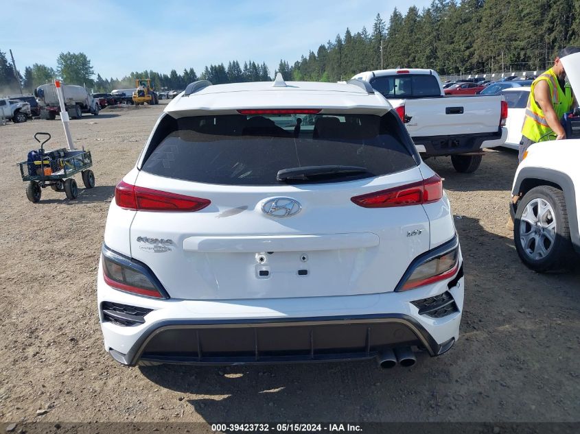 2022 Hyundai Kona N Line VIN: KM8K33A32NU924140 Lot: 39423732