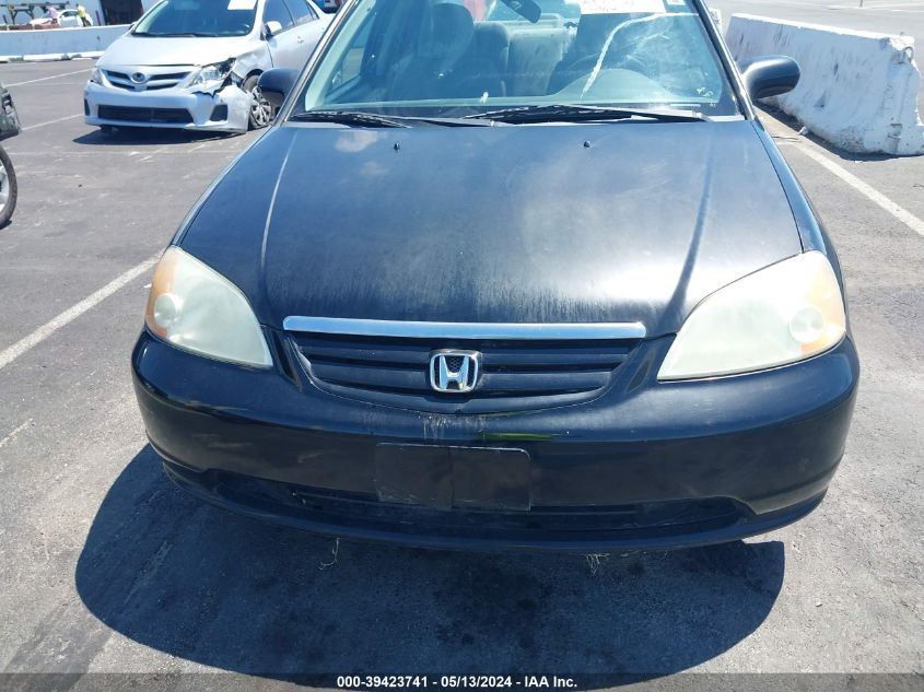 2001 Honda Civic Lx VIN: 2HGES16531H569626 Lot: 39423741