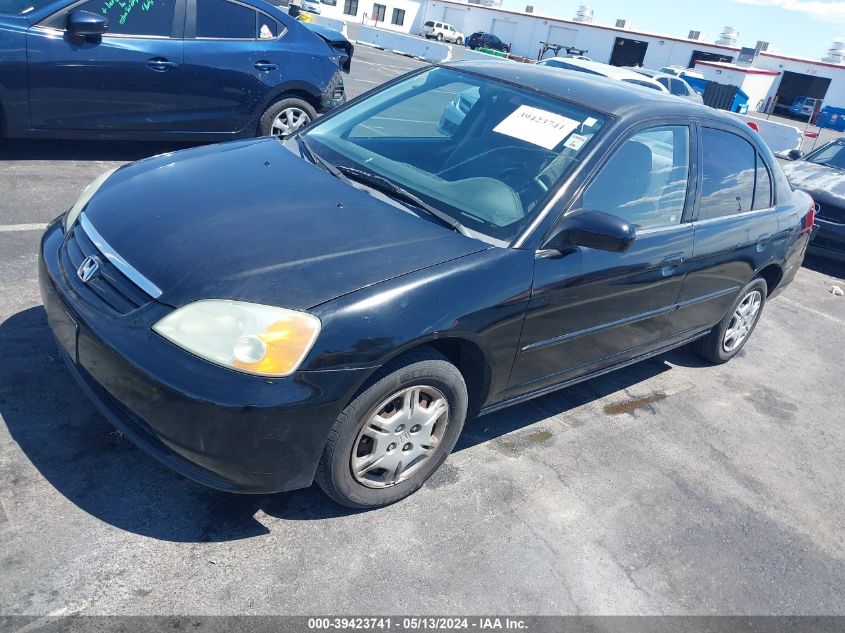 2001 Honda Civic Lx VIN: 2HGES16531H569626 Lot: 39423741