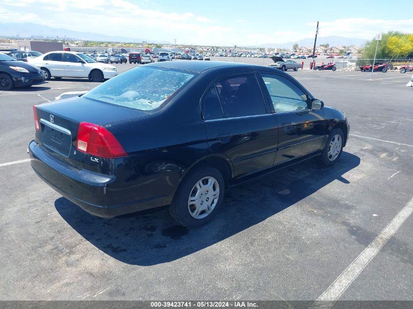 2001 Honda Civic Lx VIN: 2HGES16531H569626 Lot: 39423741