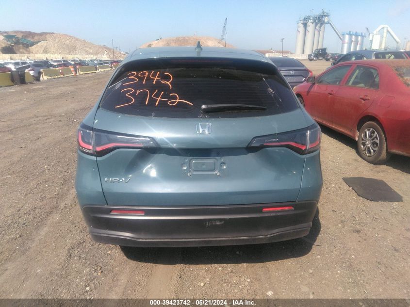 2024 Honda Hr-V Awd Lx VIN: 3CZRZ2H31RM704428 Lot: 39423742