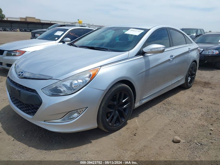 2013 Hyundai Sonata Hybrid VIN: KMHEC4A43DA064762 Lot: 39423752