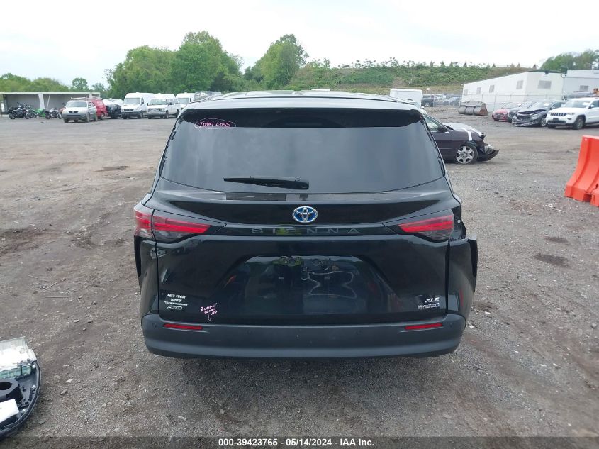 2021 Toyota Sienna Xle VIN: 5TDYSKFC3MS008266 Lot: 39423765