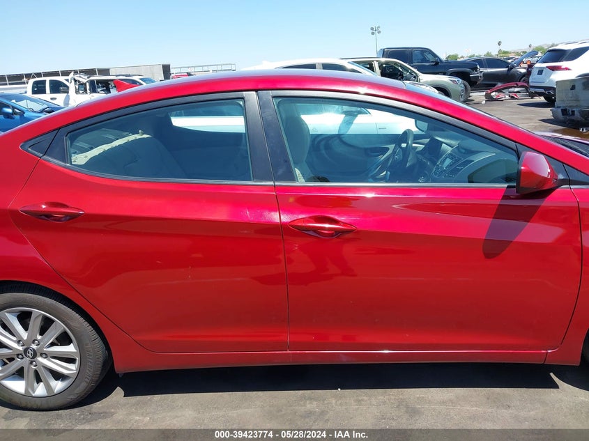 2014 Hyundai Elantra Se VIN: 5NPDH4AE2EH469211 Lot: 39423774