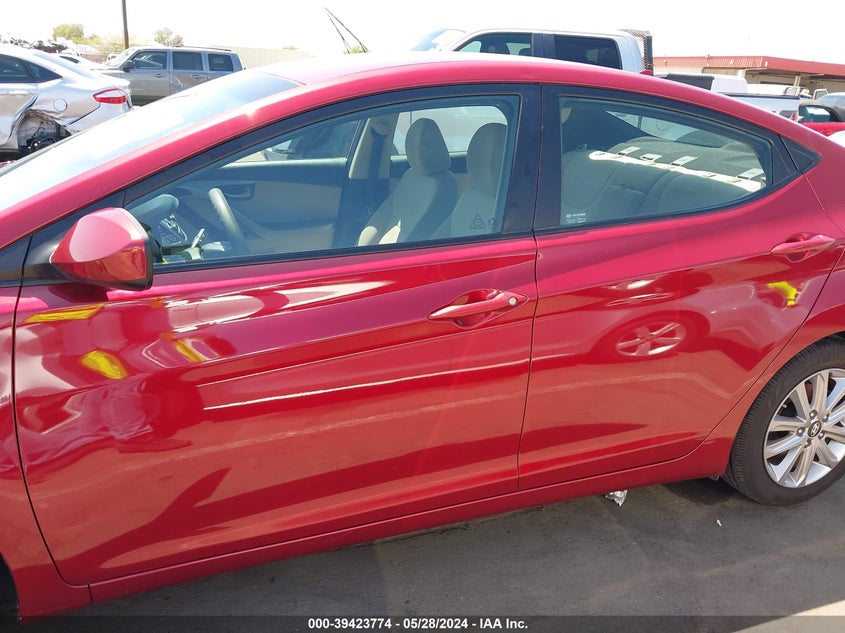 2014 Hyundai Elantra Se VIN: 5NPDH4AE2EH469211 Lot: 39423774