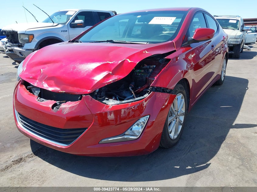 2014 Hyundai Elantra Se VIN: 5NPDH4AE2EH469211 Lot: 39423774