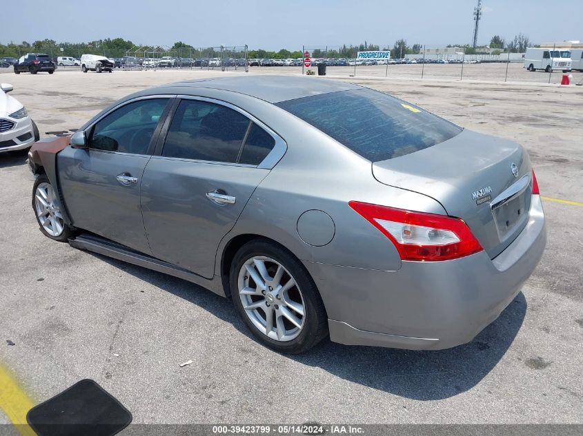 2009 Nissan Maxima 3.5 S VIN: 1N4AA51E79C821283 Lot: 39423799