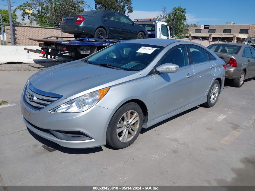 2014 Hyundai Sonata Gls VIN: 5NPEB4AC3EH911045 Lot: 39423810