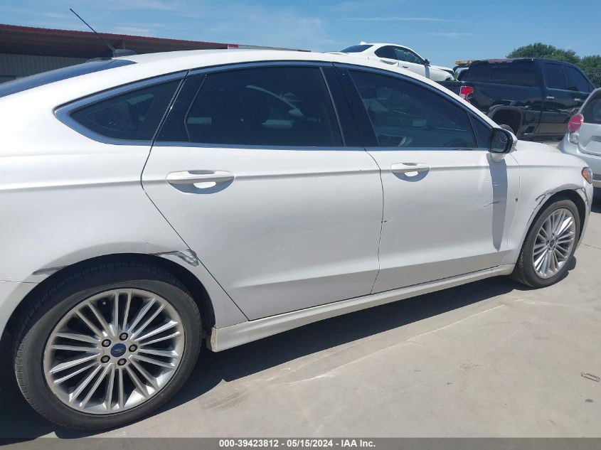 2016 FORD FUSION SE - 3FA6P0H99GR143277