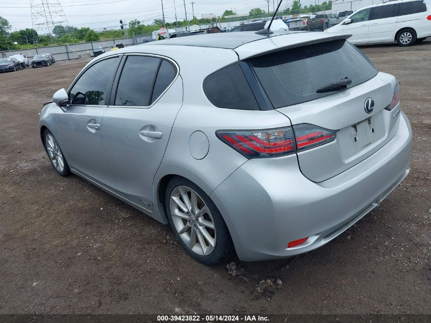 2012 Lexus Ct 200H VIN: JTHKD5BH6C2114802 Lot: 39423822