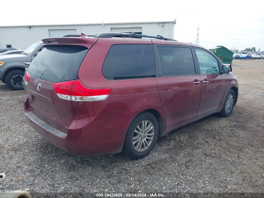 2011 Toyota Sienna Xle V6 VIN: 5TDYK3DC1BS062820 Lot: 39423825