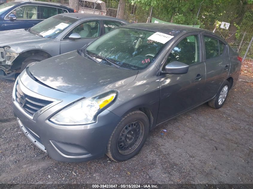 2016 Nissan Versa 1.6 S+ VIN: 3N1CN7AP9GL89283 Lot: 39423847