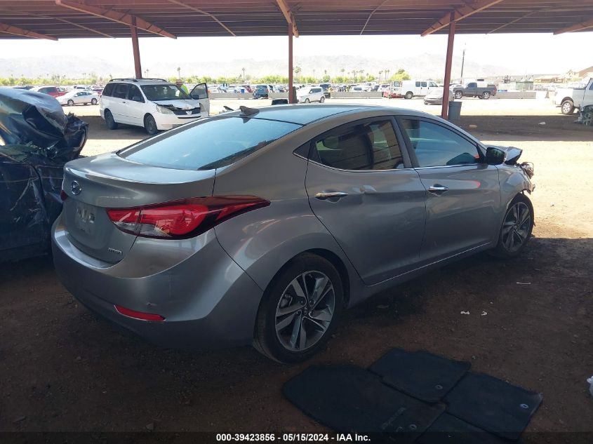 2014 Hyundai Elantra Limited VIN: KMHDH4AE8EU108566 Lot: 39423856