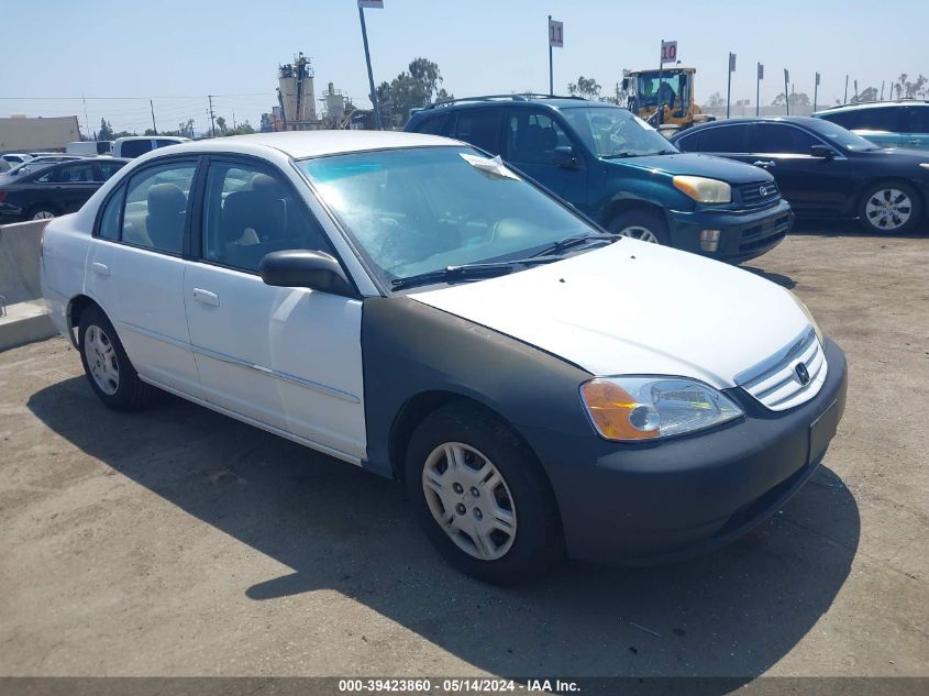 2003 Honda Civic Lx VIN: JHMES16503S000354 Lot: 39423860