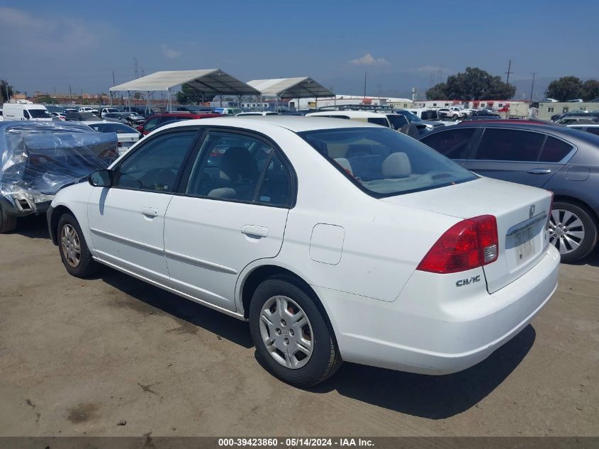 2003 Honda Civic Lx VIN: JHMES16503S000354 Lot: 39423860