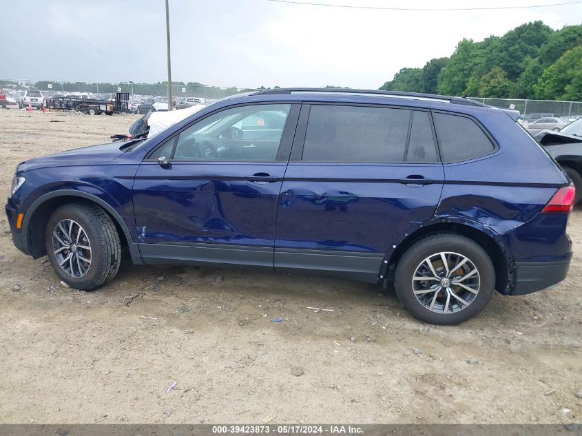 2021 Volkswagen Tiguan 2.0T S VIN: 3VV1B7AX9MM035384 Lot: 39423873