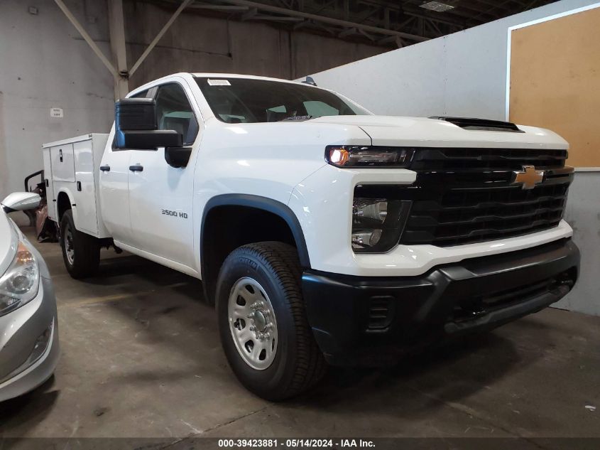 2024 Chevrolet Silverado 3500Hd 4Wd Double Cab Long Bed Work Truck VIN: 1GB5YSEY6RF259891 Lot: 39423881