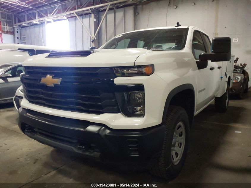 2024 Chevrolet Silverado 3500Hd 4Wd Double Cab Long Bed Work Truck VIN: 1GB5YSEY6RF259891 Lot: 39423881