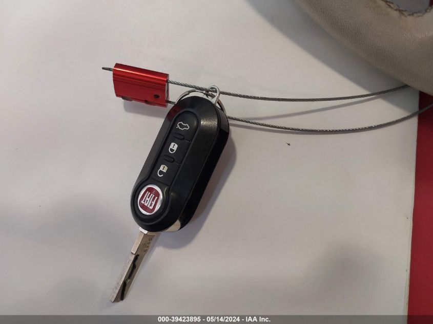 2017 Fiat 500 Pop VIN: 3C3CFFKR4HT570824 Lot: 39423895