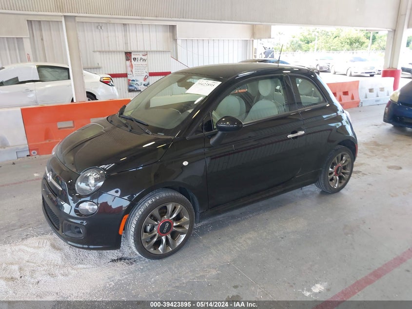 2017 Fiat 500 Pop VIN: 3C3CFFKR4HT570824 Lot: 39423895