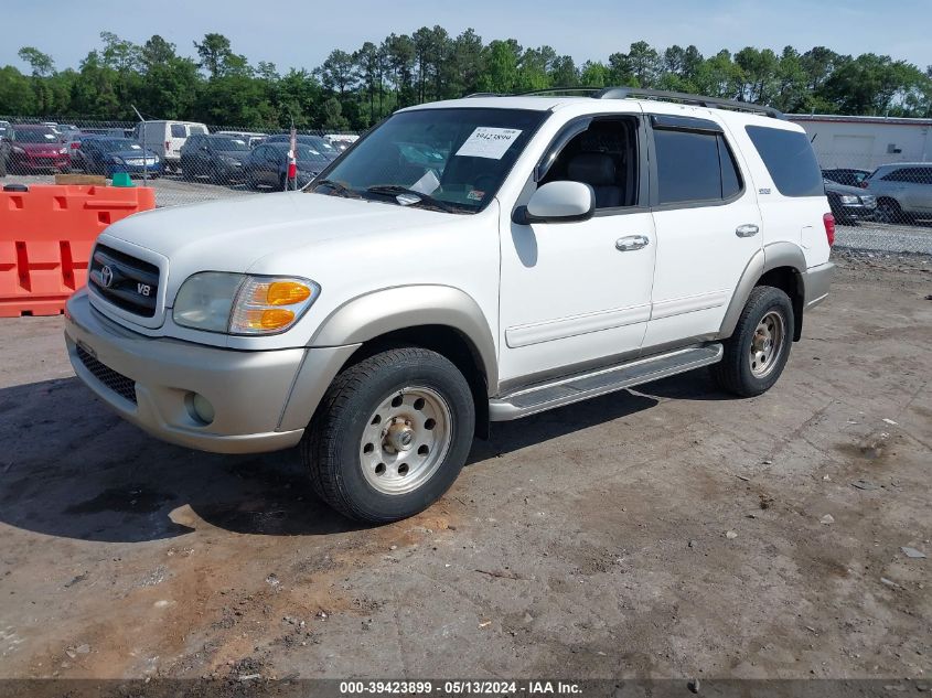 2003 Toyota Sequoia Sr5 V8 VIN: 5TDBT44A23S165575 Lot: 39423899