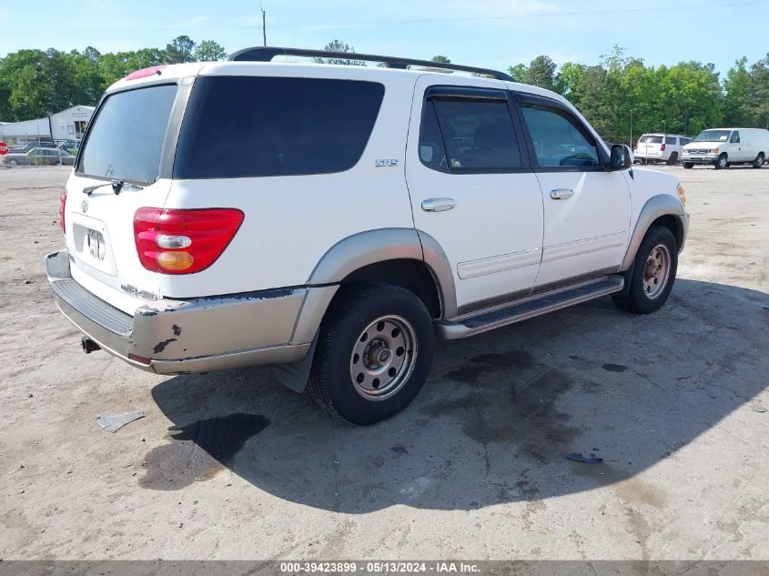 2003 Toyota Sequoia Sr5 V8 VIN: 5TDBT44A23S165575 Lot: 39423899