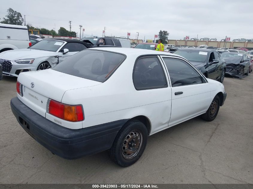 1992 Toyota Tercel Std VIN: JT2EL46B9N0228446 Lot: 39423903