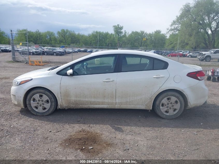 2017 Kia Forte Lx VIN: 3KPFL4A71HE125905 Lot: 39423913