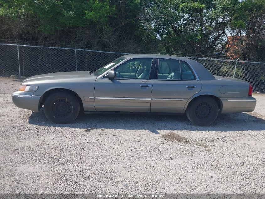 2002 Mercury Grand Marquis Gs VIN: 2MEFM74W02X629038 Lot: 39423929