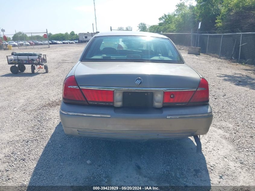 2002 Mercury Grand Marquis Gs VIN: 2MEFM74W02X629038 Lot: 39423929