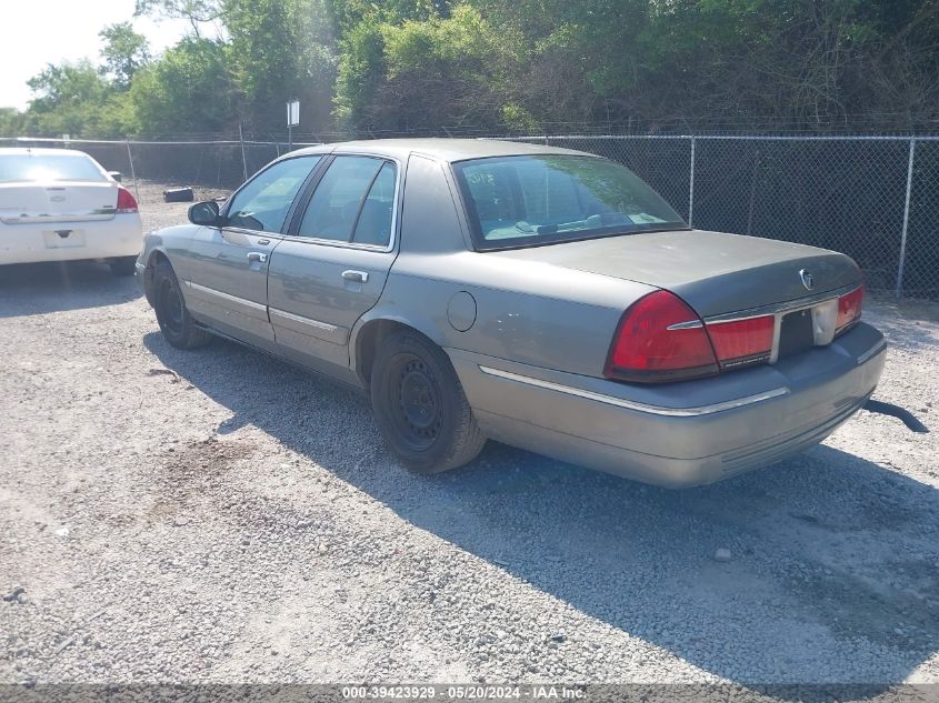 2002 Mercury Grand Marquis Gs VIN: 2MEFM74W02X629038 Lot: 39423929