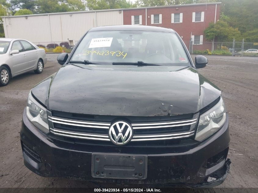 2014 Volkswagen Tiguan S VIN: WVGBV3AX4EW625315 Lot: 39423934