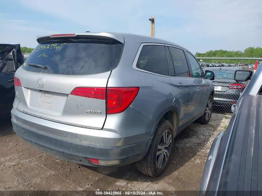 2018 Honda Pilot Ex-L VIN: 5FNYF6H5XJB022479 Lot: 39423965