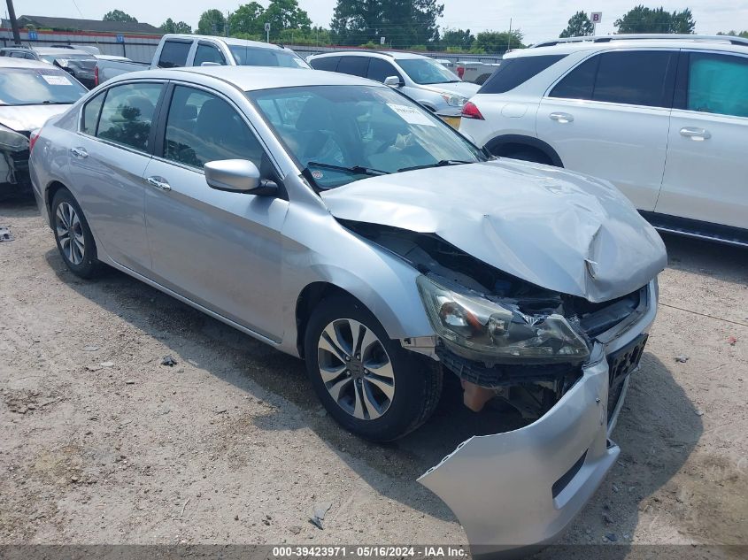 2013 Honda Accord Lx VIN: 1HGCR2F36DA142760 Lot: 39423971