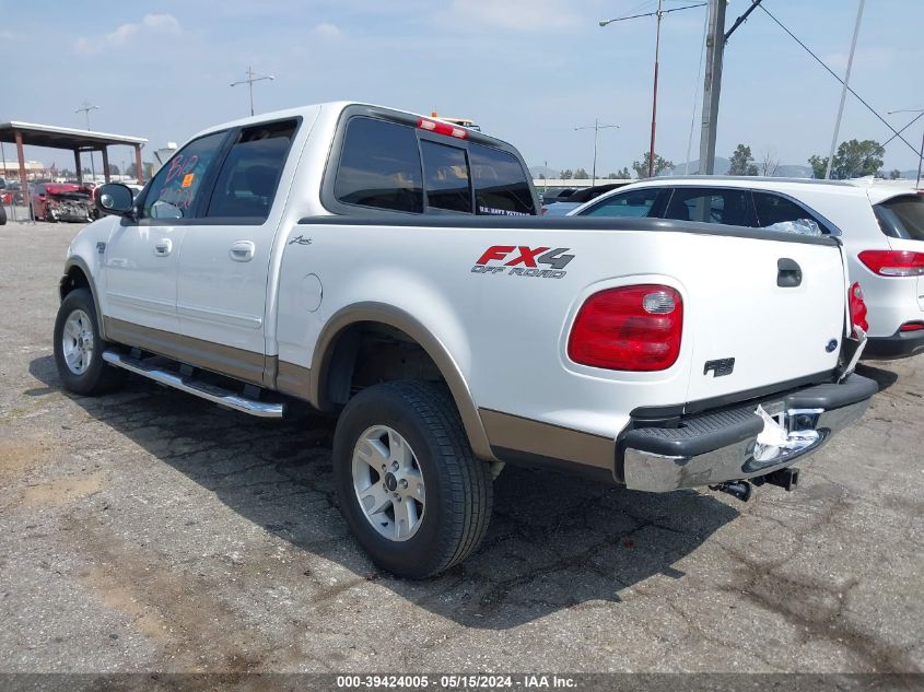 2003 Ford F-150 Lariat/Xlt VIN: 1FTRW08L53KB70948 Lot: 39424005