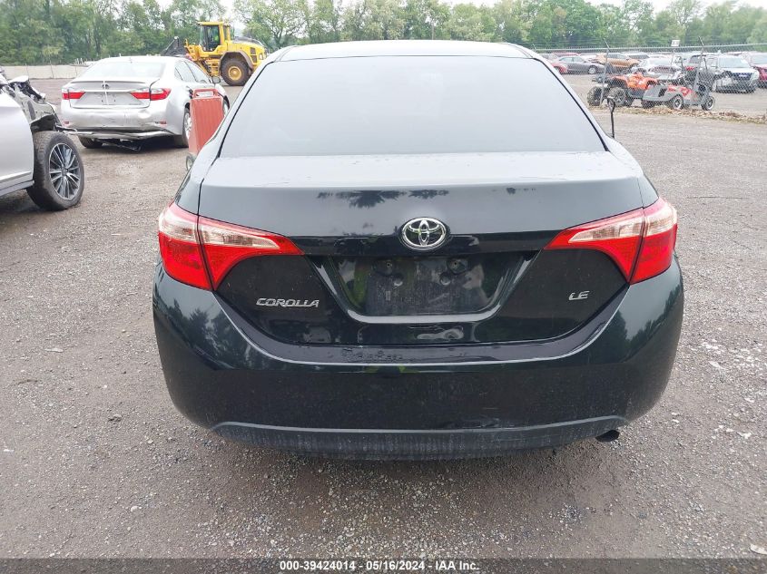 2017 Toyota Corolla Le VIN: 5YFBURHE3HP624720 Lot: 39424014