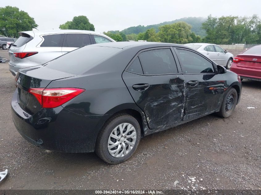 2017 Toyota Corolla Le VIN: 5YFBURHE3HP624720 Lot: 39424014