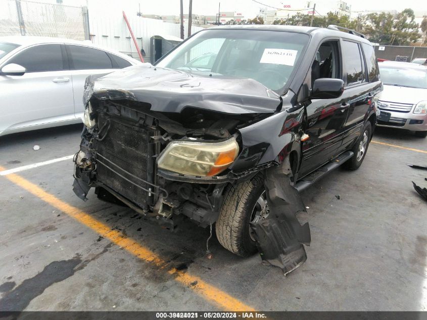 5FNYF28706B041995 2006 Honda Pilot Ex-L