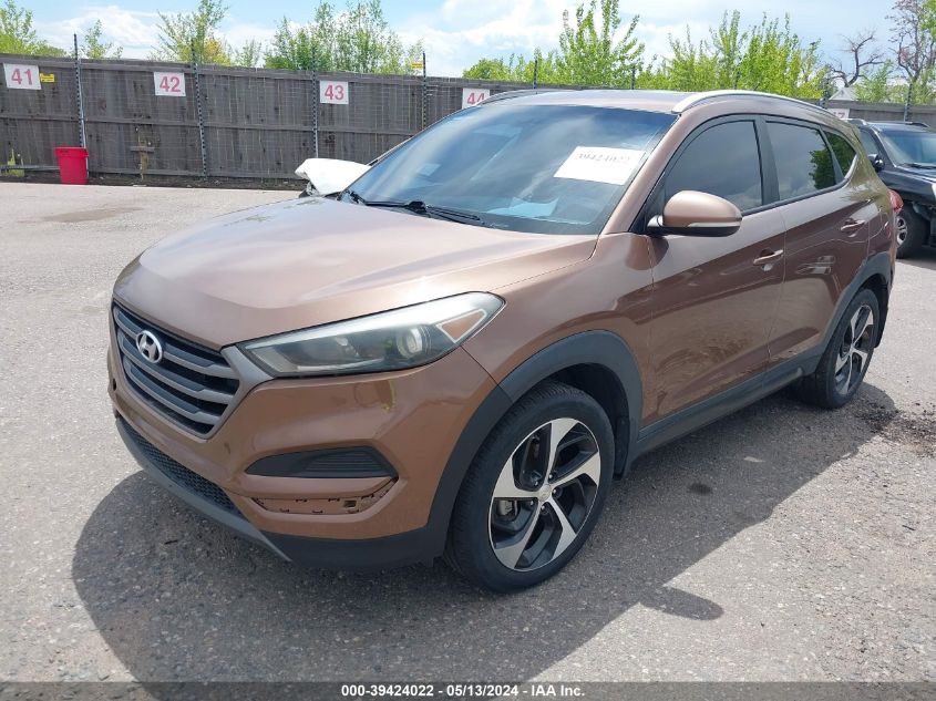 2016 Hyundai Tucson Sport VIN: KM8J3CA22GU061264 Lot: 39424022