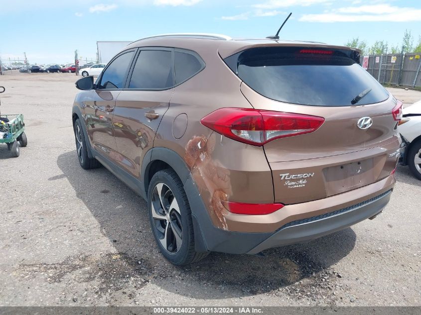 2016 Hyundai Tucson Sport VIN: KM8J3CA22GU061264 Lot: 39424022