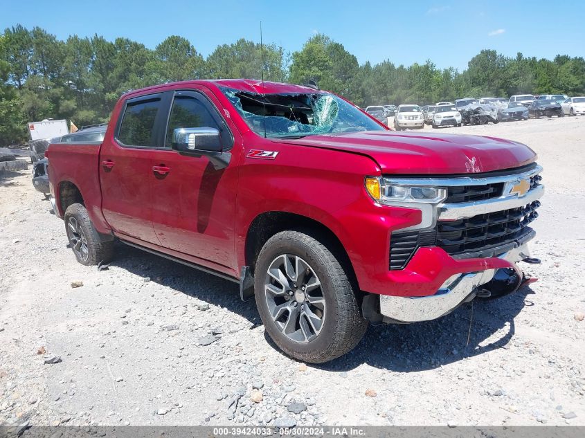 2022 Chevrolet Silverado 1500 4Wd Standard Bed Lt VIN: 1GCUDDED8NZ552051 Lot: 39424033