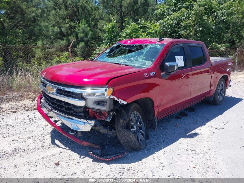 2022 Chevrolet Silverado 1500 4Wd Standard Bed Lt VIN: 1GCUDDED8NZ552051 Lot: 39424033