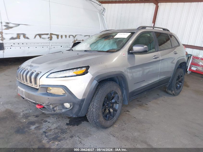 2017 Jeep Cherokee Trailhawk L Plus 4X4 VIN: 1C4PJMBSXHW598642 Lot: 39424037